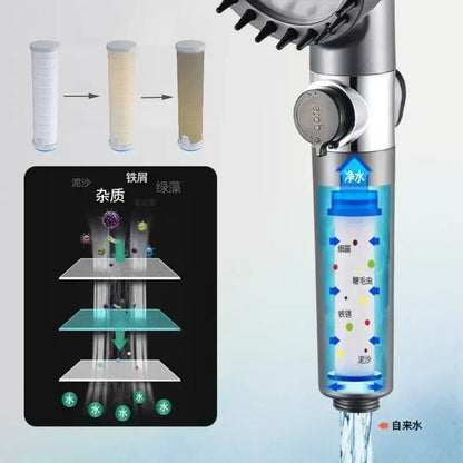 High Pressure 3 Modes Shower Head